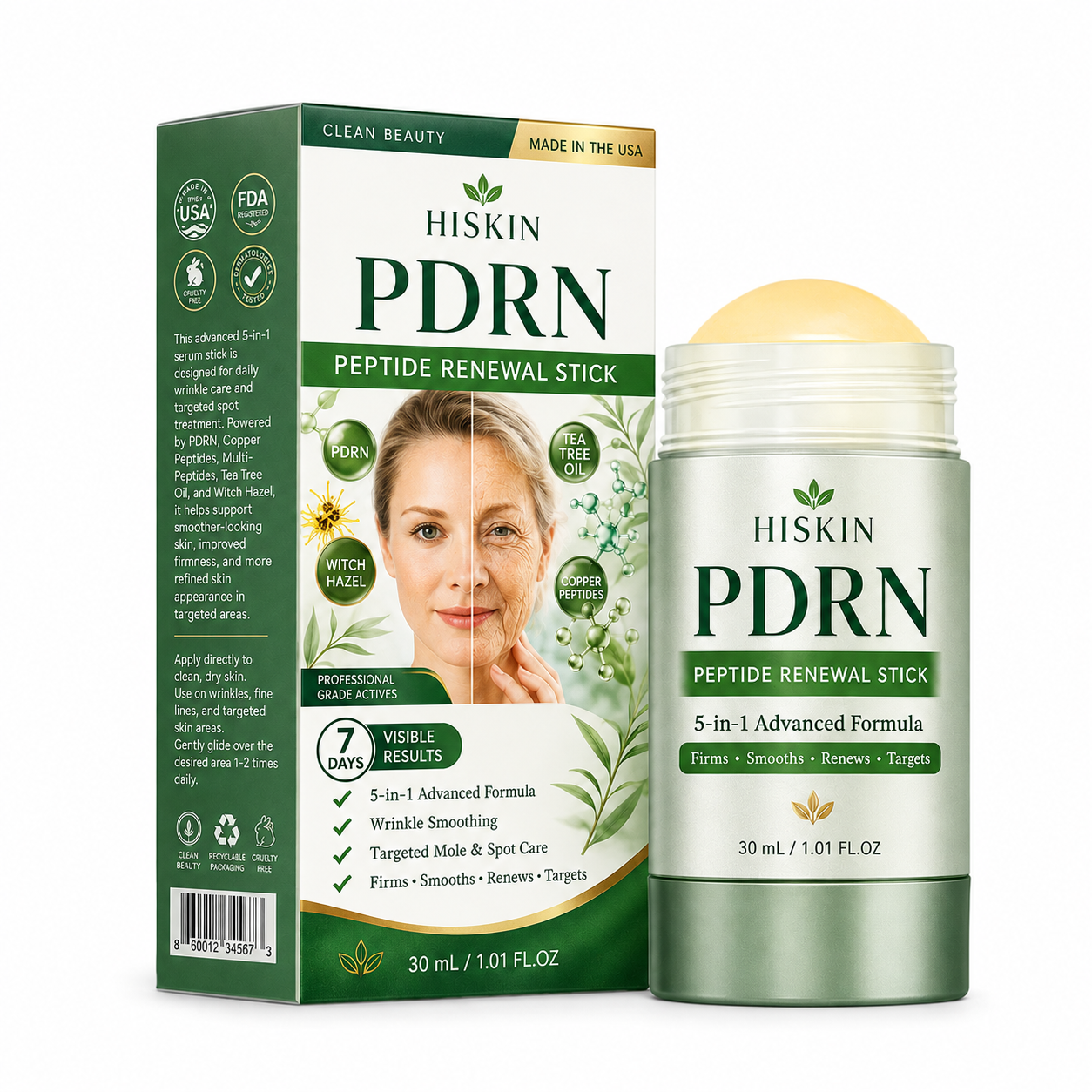 𝑯𝑰𝑺𝑲𝑰𝑵® PDRN Anti‑Aging & Targeted Spot Care(👨⚕️Helps Smooth Wrinkles, Support Firmer‑Looking Skin, and Improve The Appearance Of Visible Spots in 7 days🕑)
