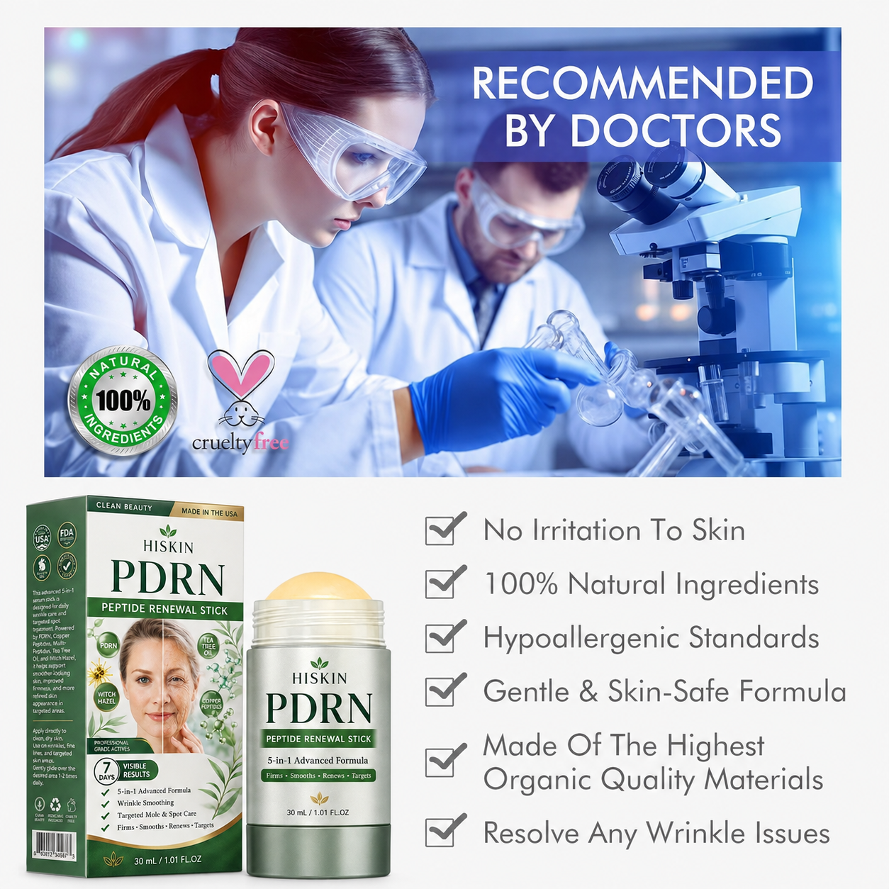 𝑯𝑰𝑺𝑲𝑰𝑵® PDRN Anti‑Aging & Targeted Spot Care(👨‍⚕️Helps Smooth Wrinkles, Support Firmer‑Looking Skin, and Improve The Appearance Of Visible Spots in 7 days🕑)